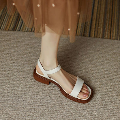 JUNEYA | Sandales en Cuir Élégance